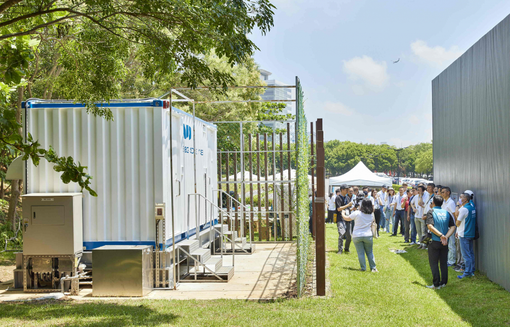 友達西大墩窯文化館建置屋頂全綠電及儲能櫃，為兼具創能儲能的永續綠能場域