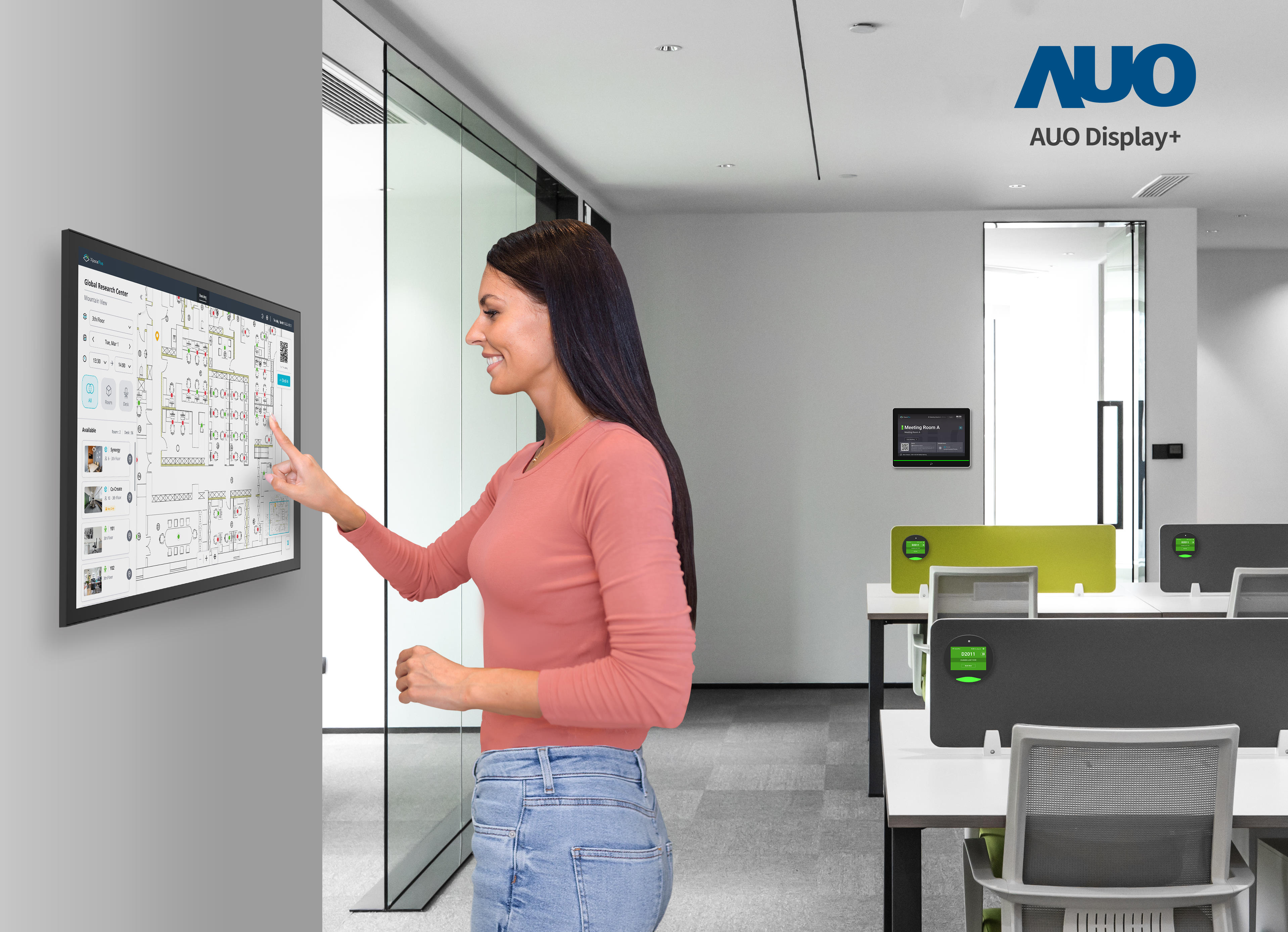 达擎会议空间管理解决方案可应用于空间预约和管理流程，将办公空间的查询、预约和保留等流程自动化，为用户提供更灵活、弹性的工作模式