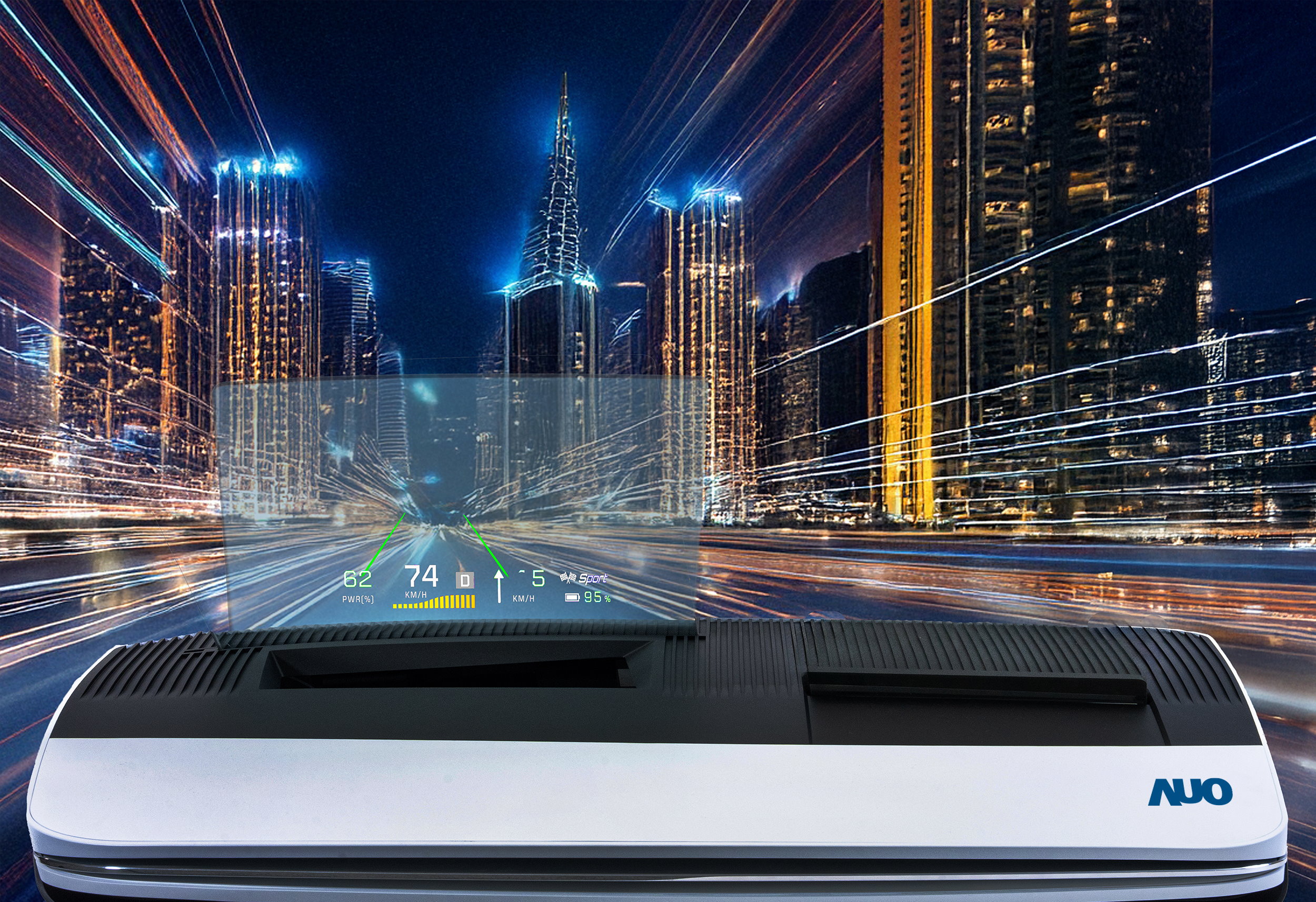 友達推出13吋Micro LED抬頭顯示器，提供高入眼亮度、高色彩飽和度的顯示品質，在陽光下或黑暗中都清晰可見，並利用Micro LED模組體積小的優勢，解決車用空間有限的痛點