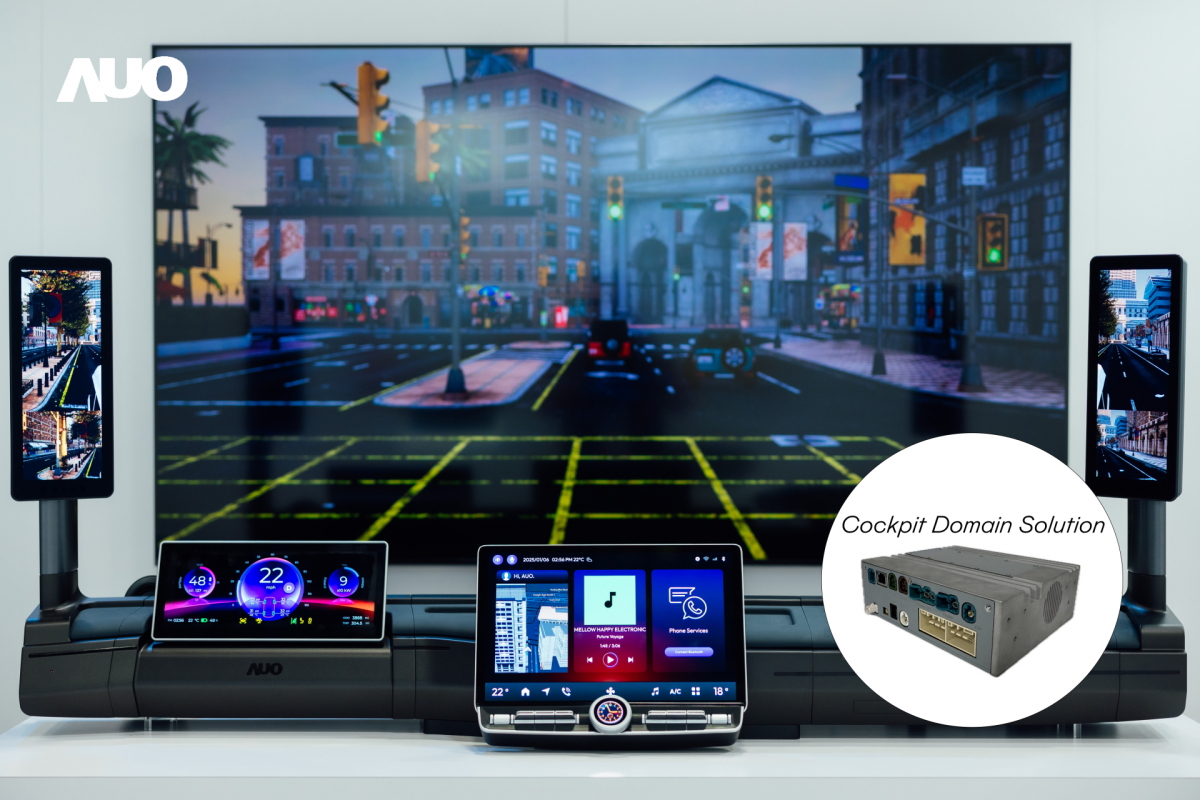 友達「智慧座艙域控解決方案」可做為車內運算的核心平台，驅動創新人機介面與豐富的座艙應用，獲得台灣精品標誌肯定