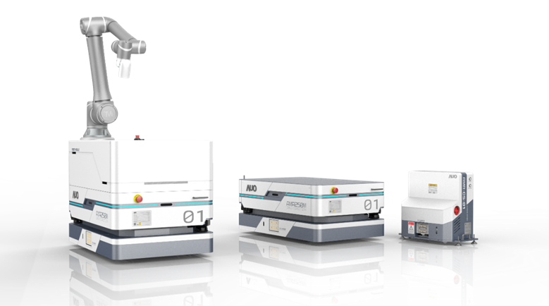 友達數位開發的自主式移動機器人（AMR250M），搭配全向輪並結合AI演算法、2D LiDAR、3D攝影機等技術，協助客戶實現產線全自動化